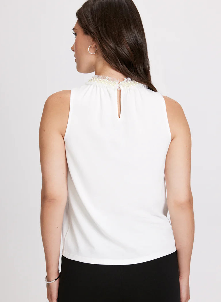 LAURA Frilled Crew Neck Top