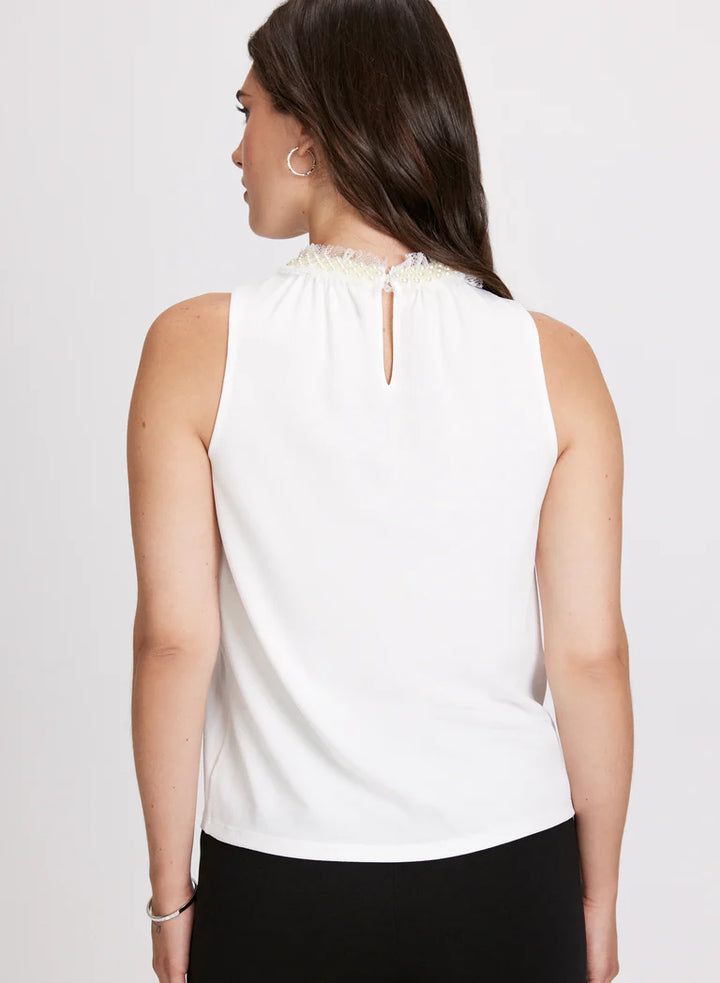 LAURA Frilled Crew Neck Top
