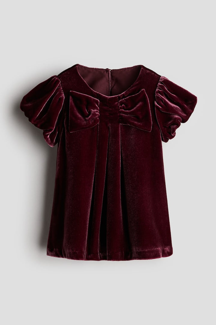 H&M Silk-Blend Velvet Dress