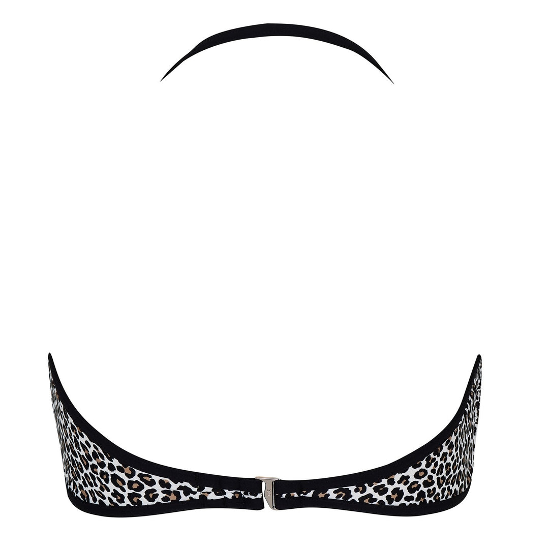 Michael Kors MMK Bandeau Bikini Top – Leopard