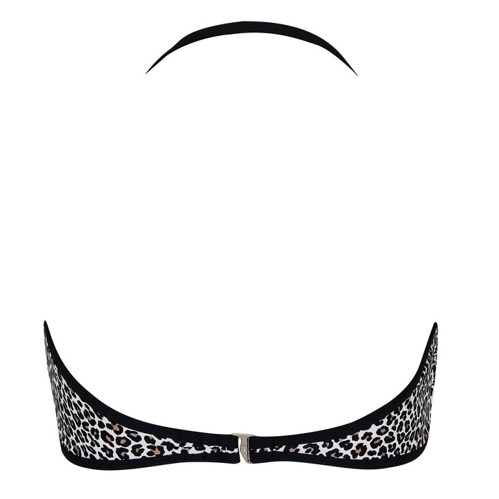 Michael Kors MMK Bandeau Bikini Top – Leopard