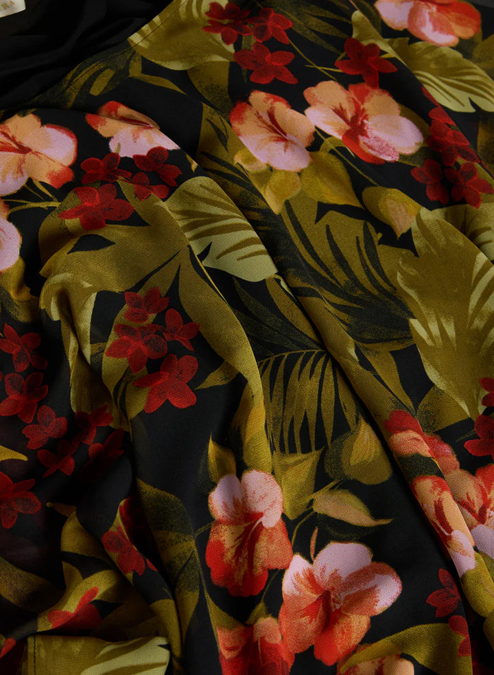LAURA Tropical Print Blouse