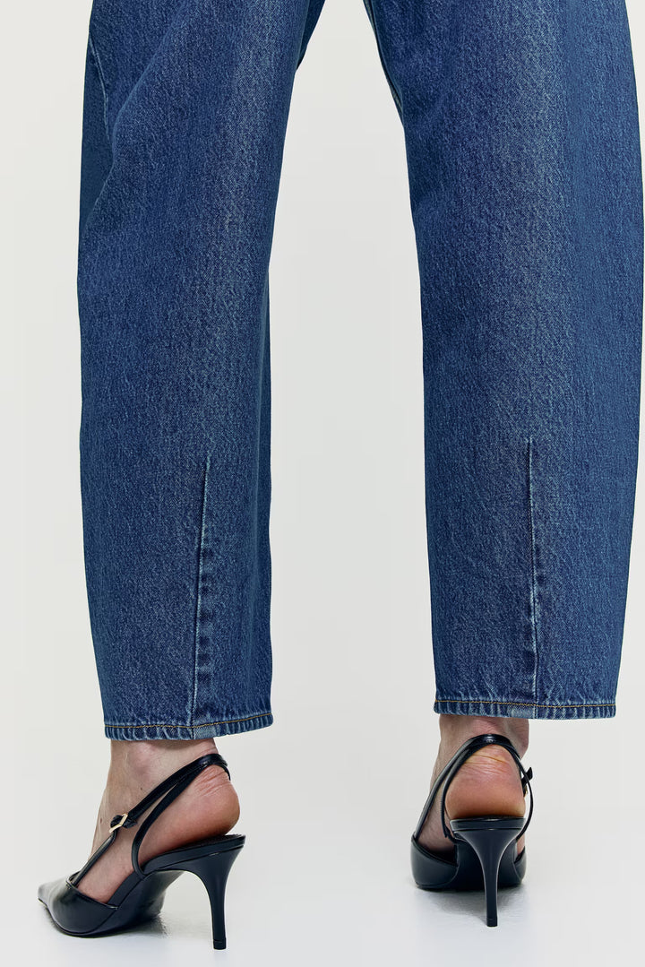 H&M High Rise Barrel Leg Jeans