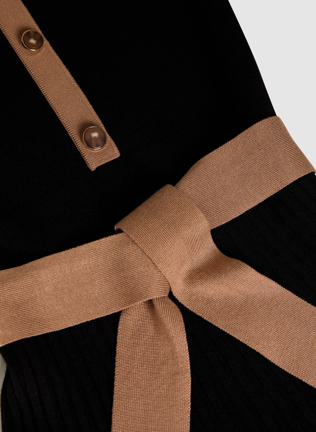 LAURA Colour Block Tie Waist Dress