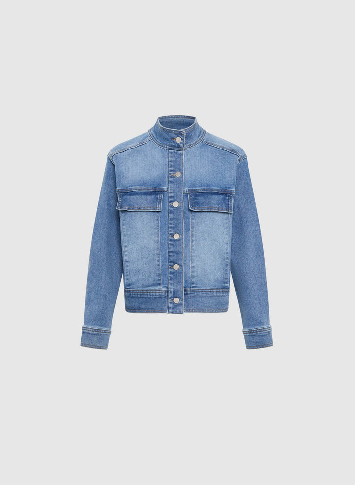 LAURA Cargo Pocket Denim Jacket