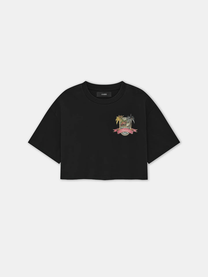 AMIRI WOMEN'S MA PARADISE CROPPED TEE