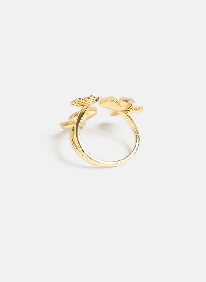 Laura Triple Butterfly Ring