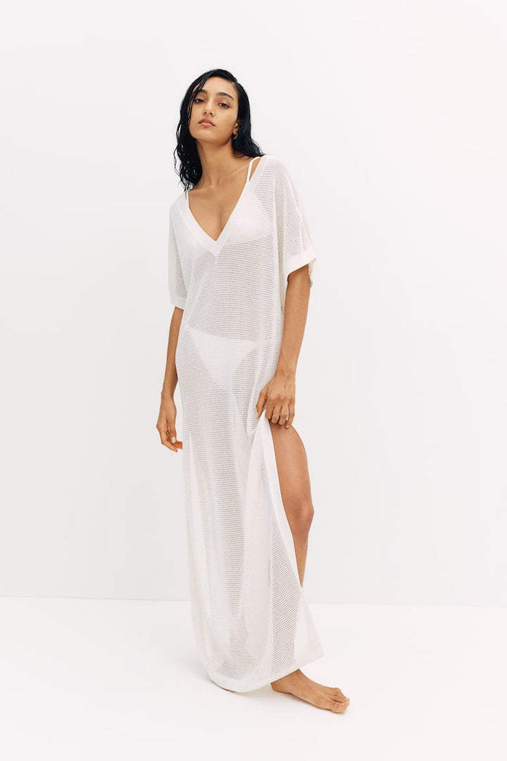H&M Pointelle-Knit Beach Dress