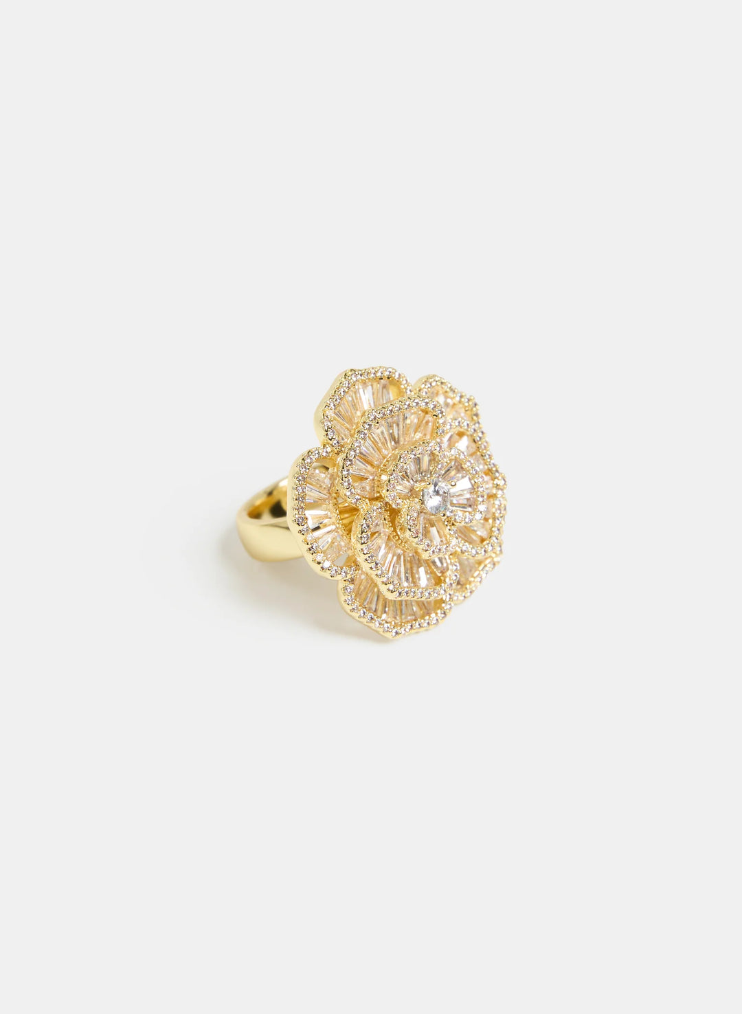 Laura Crystal Flower Ring