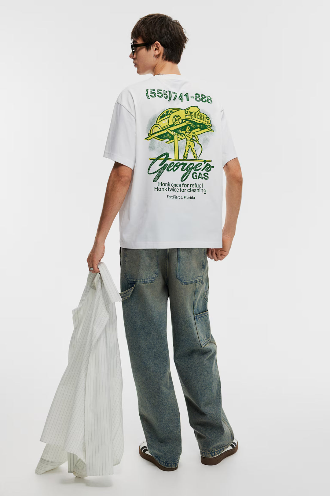 H&M Loose Fit Printed T-shirt