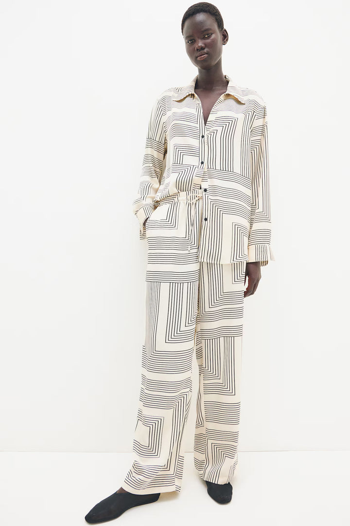 H&M Wide-cut Pull-on Pants