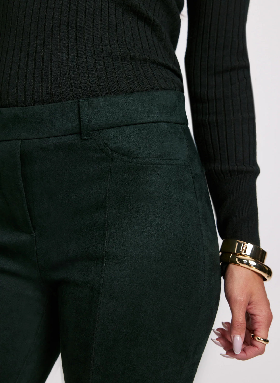 LAURA Faux-Suede Chloe Leggings