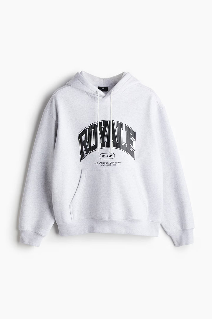 H&M Loose Fit Printed Hoodie