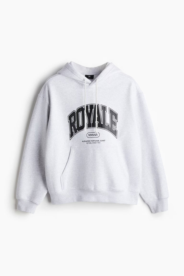 H&M Loose Fit Printed Hoodie