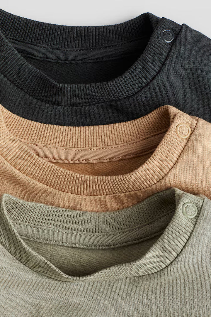 H&M  3-pack Cotton Sweatshirts