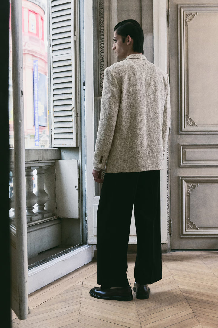 H&M Loose-Fit Double-Breasted Jacket