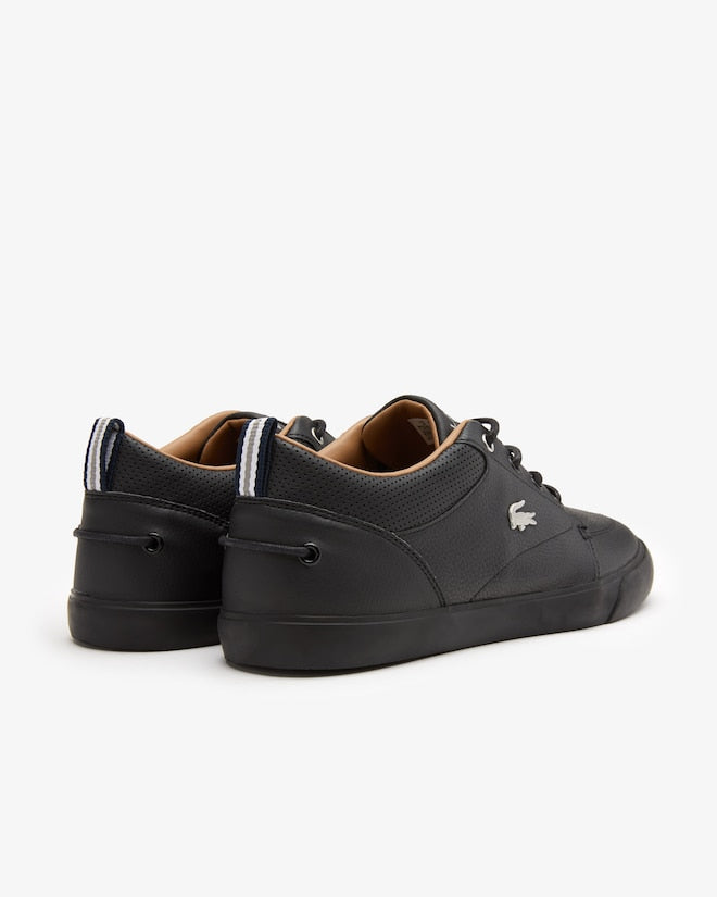 Lacoste Men's Bayliss Leather Perforated Collar Sneakers