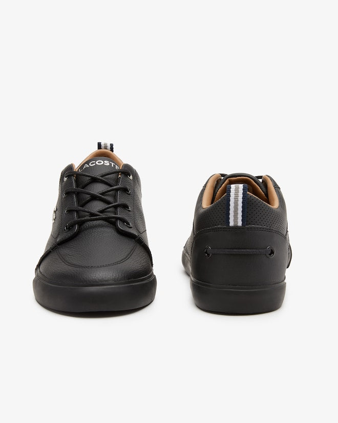 Lacoste Men's Bayliss Leather Perforated Collar Sneakers