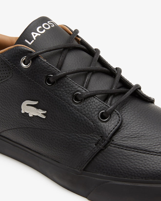 Lacoste Men's Bayliss Leather Perforated Collar Sneakers