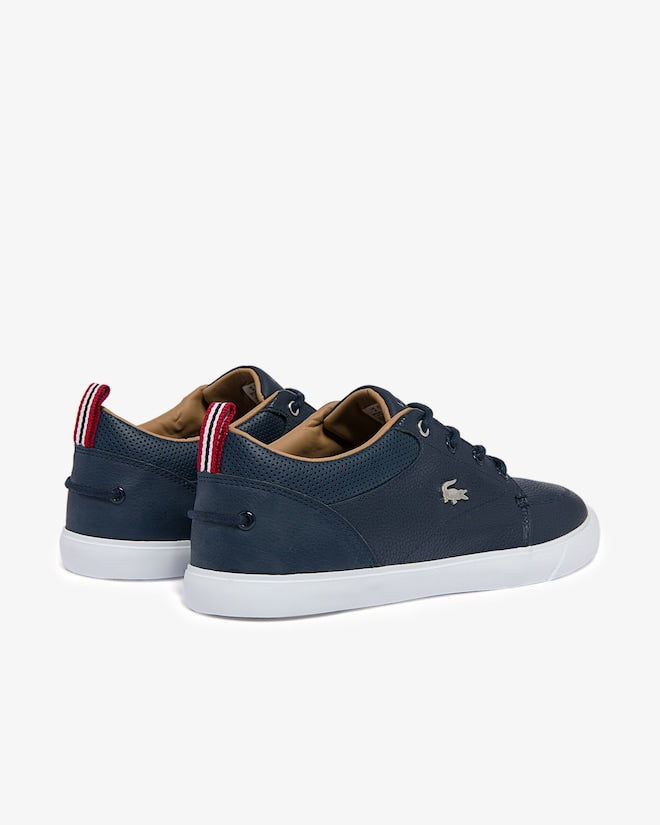 Lacoste Men's Bayliss Leather Perforated Collar Sneakers