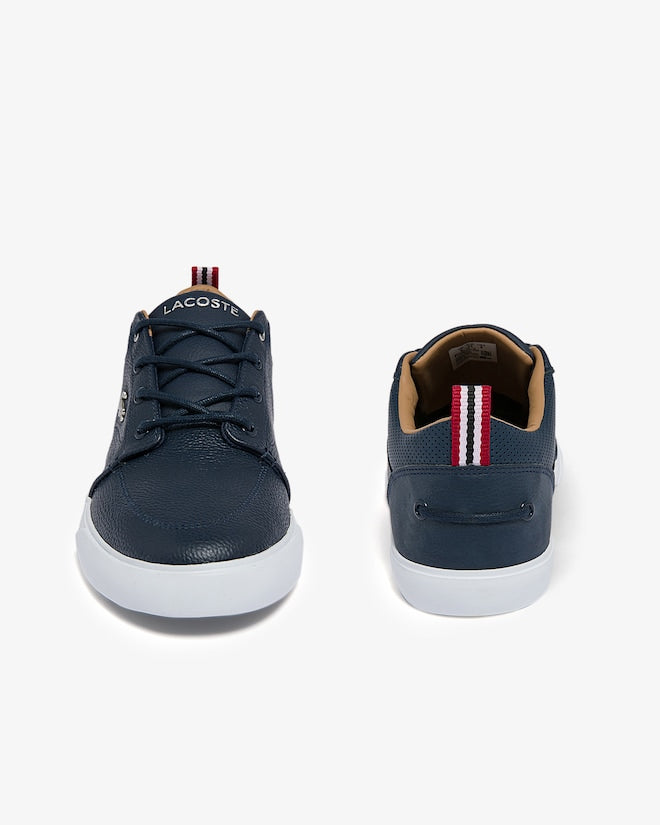 Lacoste Men's Bayliss Leather Perforated Collar Sneakers