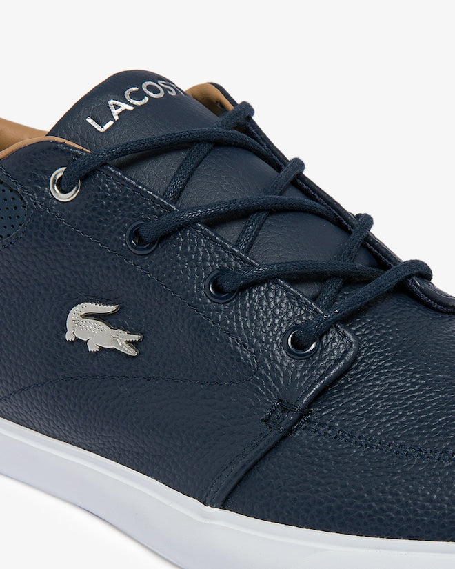 Lacoste Men's Bayliss Leather Perforated Collar Sneakers