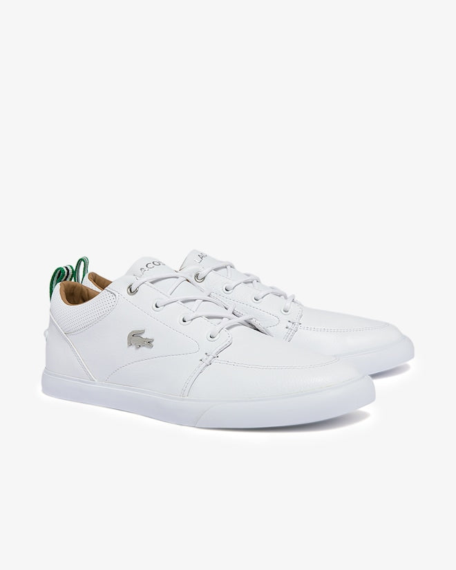 Lacoste Men's Bayliss Leather Perforated Collar Sneakers