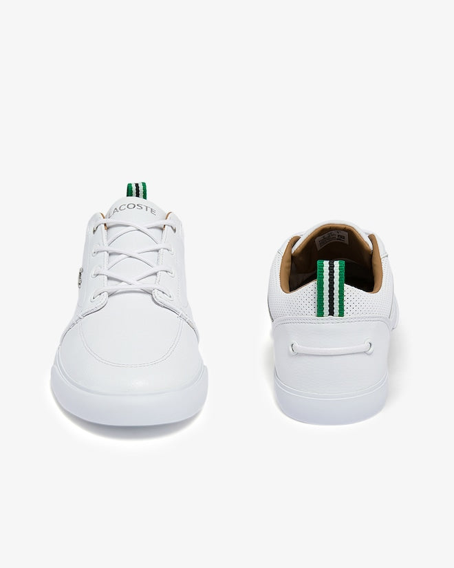 Lacoste Men's Bayliss Leather Perforated Collar Sneakers