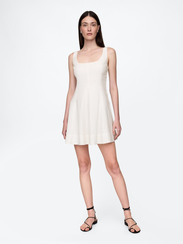 Gap Linen-Blend Mini Dress