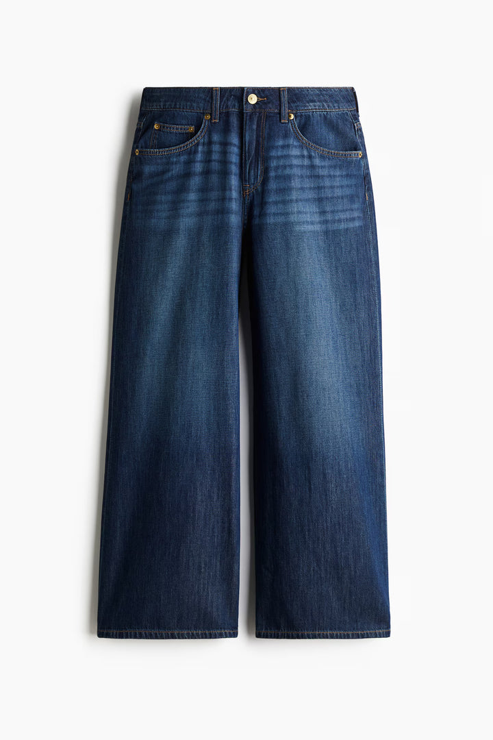 H&M Baggy Wide Low Jeans