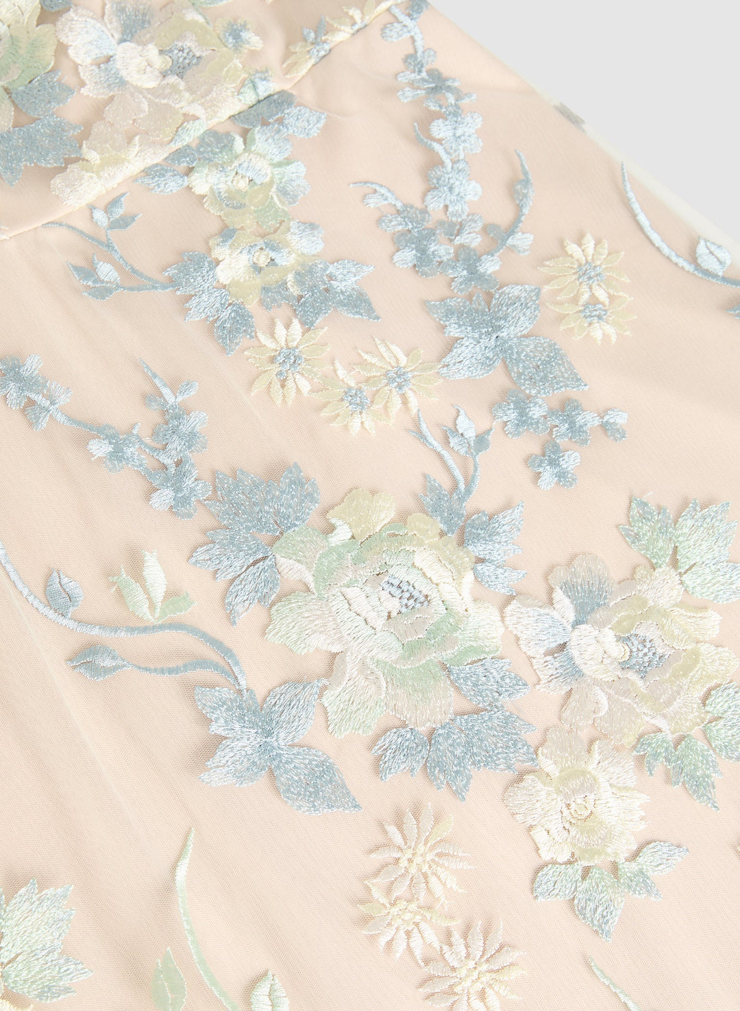 LAURA Floral Embroidered Tulle Dress