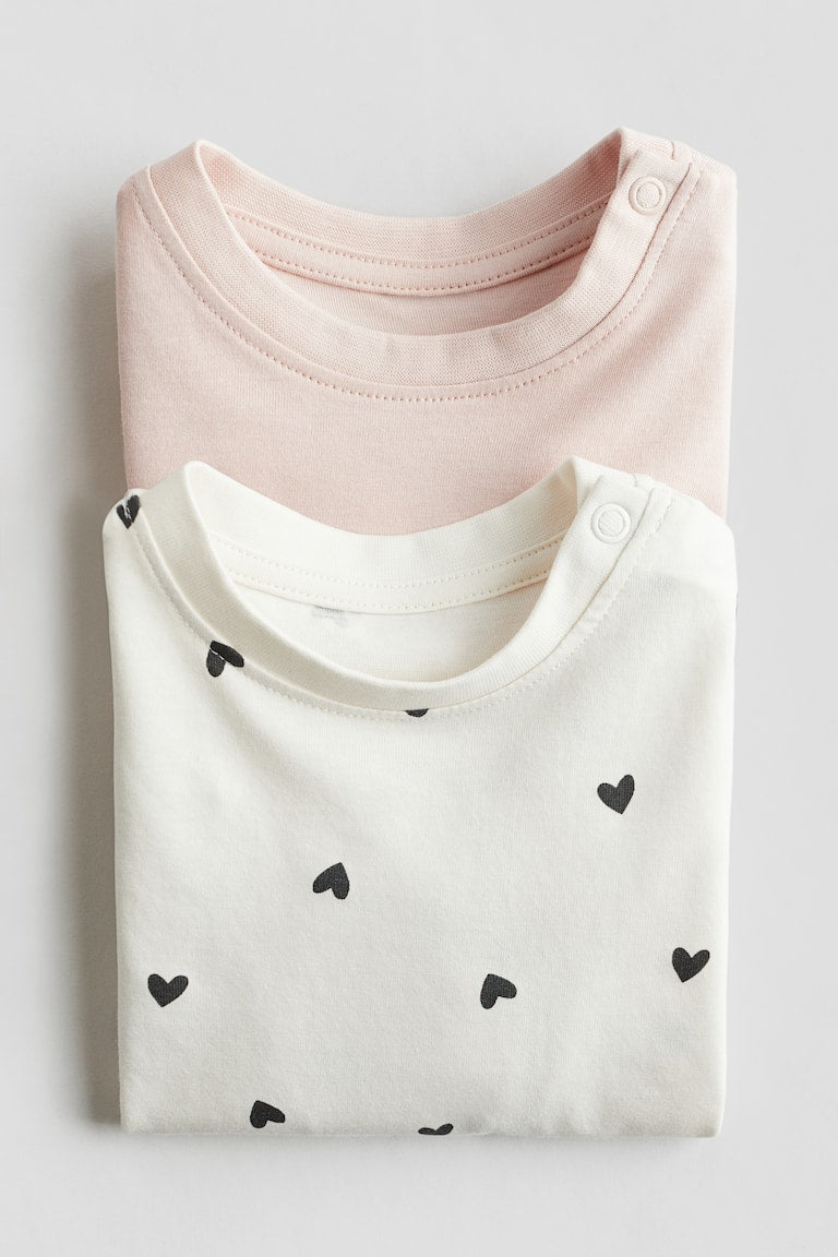 H&M 2-pack Long-sleeved Jersey Shirts