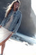 Blue denim wash