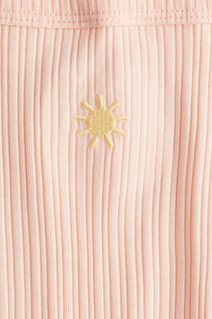 H&M Embroidered-Detail Strappy Top