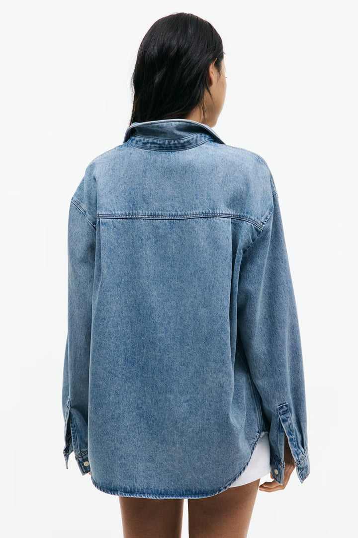 H&M Oversized Denim Shirt