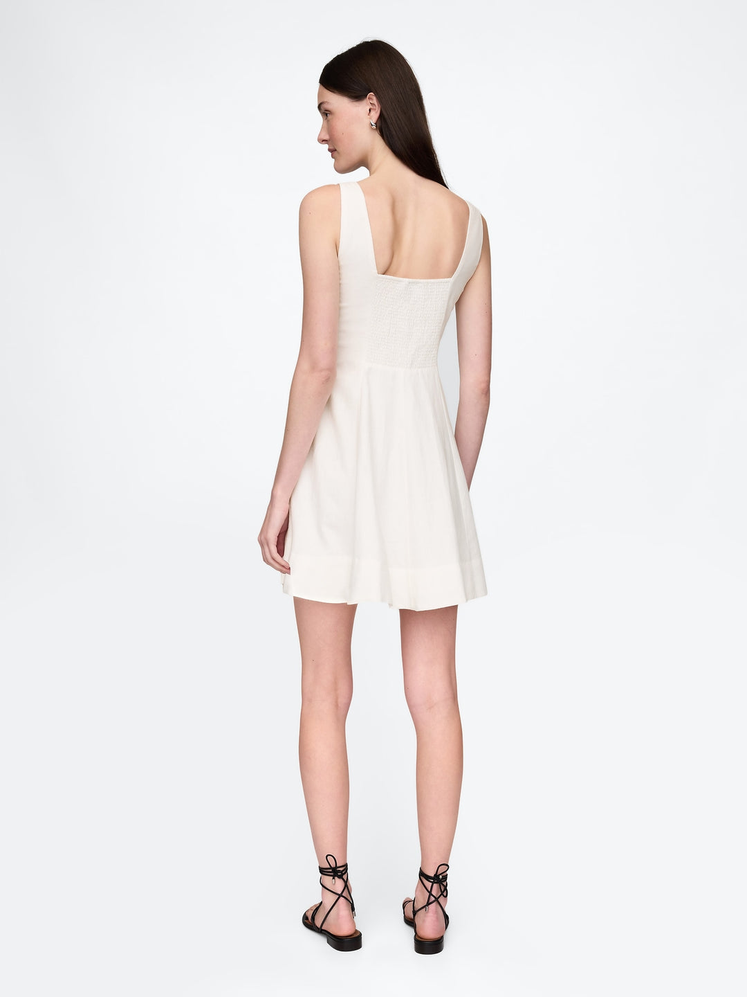 Gap Linen-Blend Mini Dress