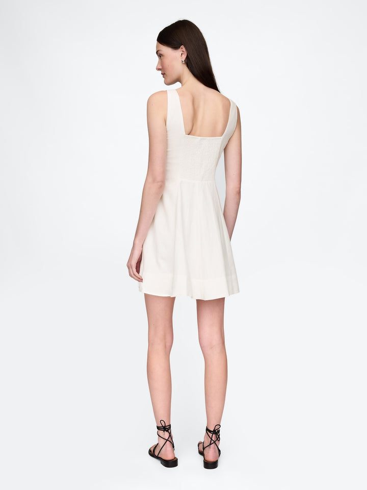 Gap Linen-Blend Mini Dress