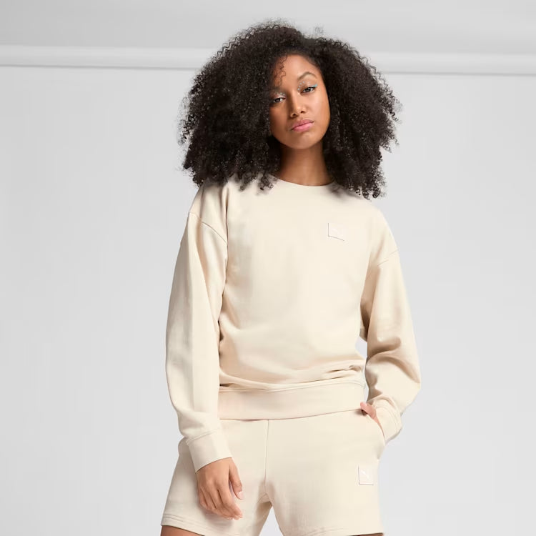 PUMA Essentials Elevated Women's Comfort Crew Sweatshirt