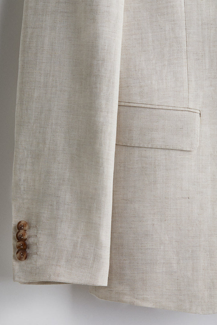 H&M Regular-Fit Linen-Blend Jacket