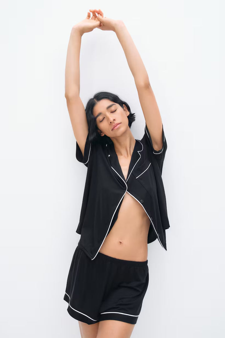 H&M Pajama Shirt and Shorts