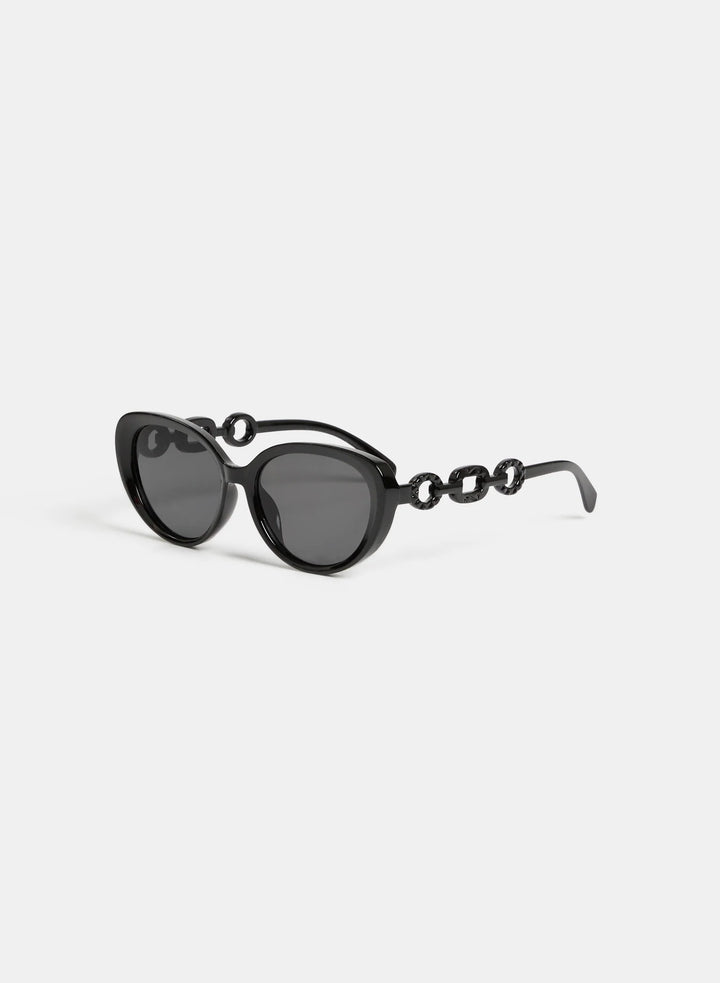 Laura Plastic Cat-Eye Sunglasses