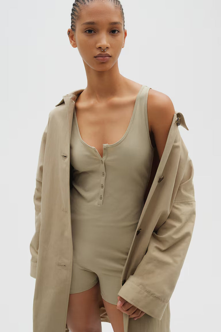 H&M Button-Placket Unitard