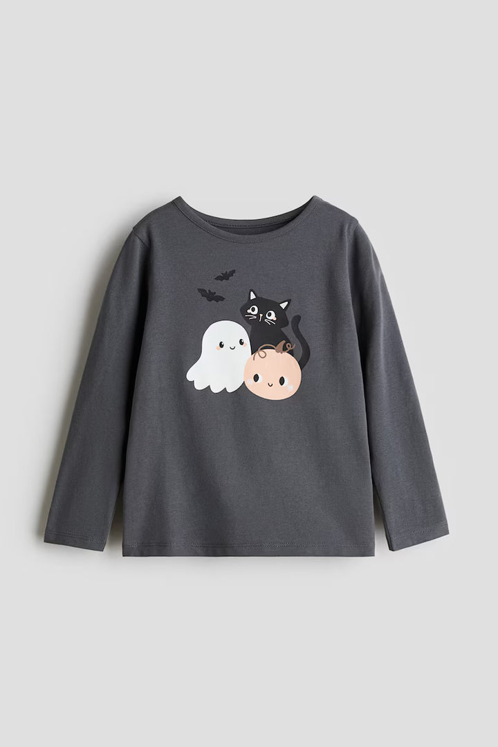 H&M Printed Jersey Top