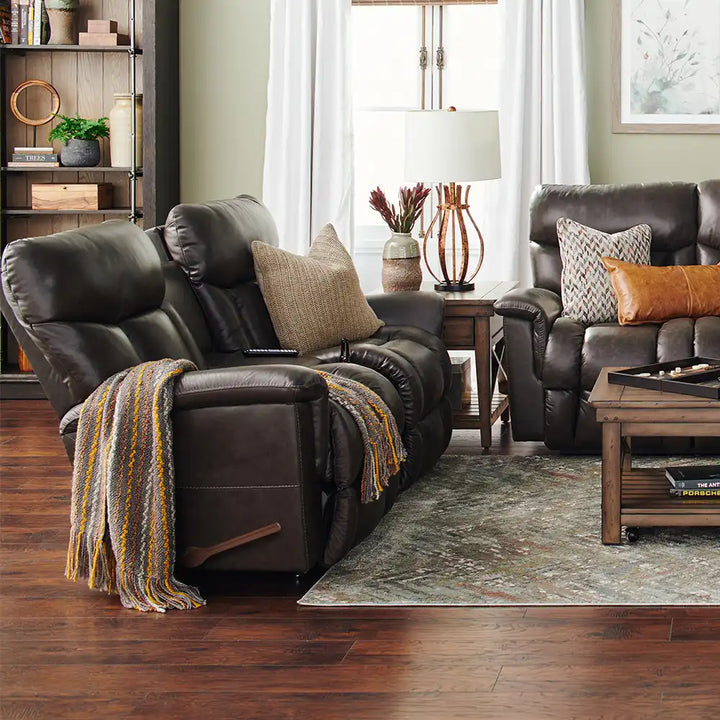 LAZBOY Mateo Wall Reclining Loveseat w/ Console