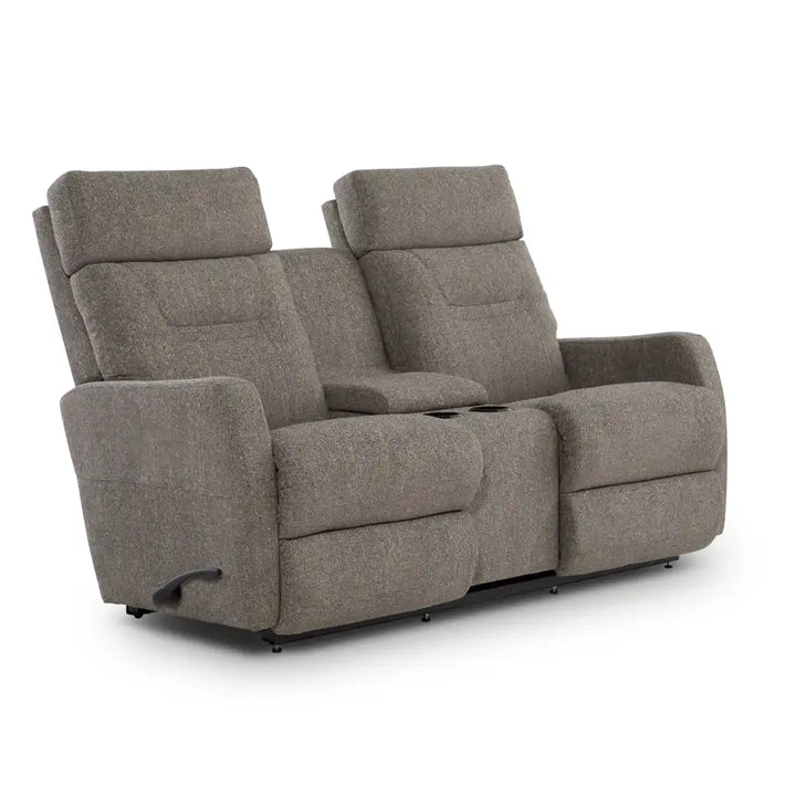 LAZBOY Lennon Wall Reclining Loveseat w/Console