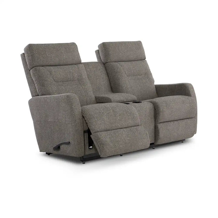 LAZBOY Lennon Wall Reclining Loveseat w/Console