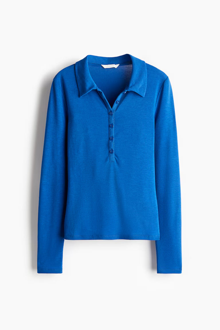 H&M JERSEY POLO SHIRT