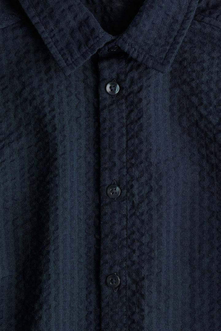 H&M Cotton Seersucker Shirt