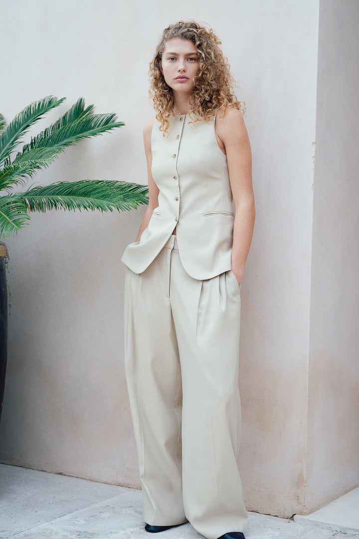 H&M Long Suit Vest