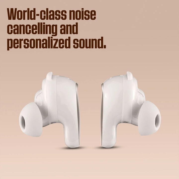 Bose QuietComfort Ultra Earbuds, Wireless Noise Cancelling Earbuds, White Smoke